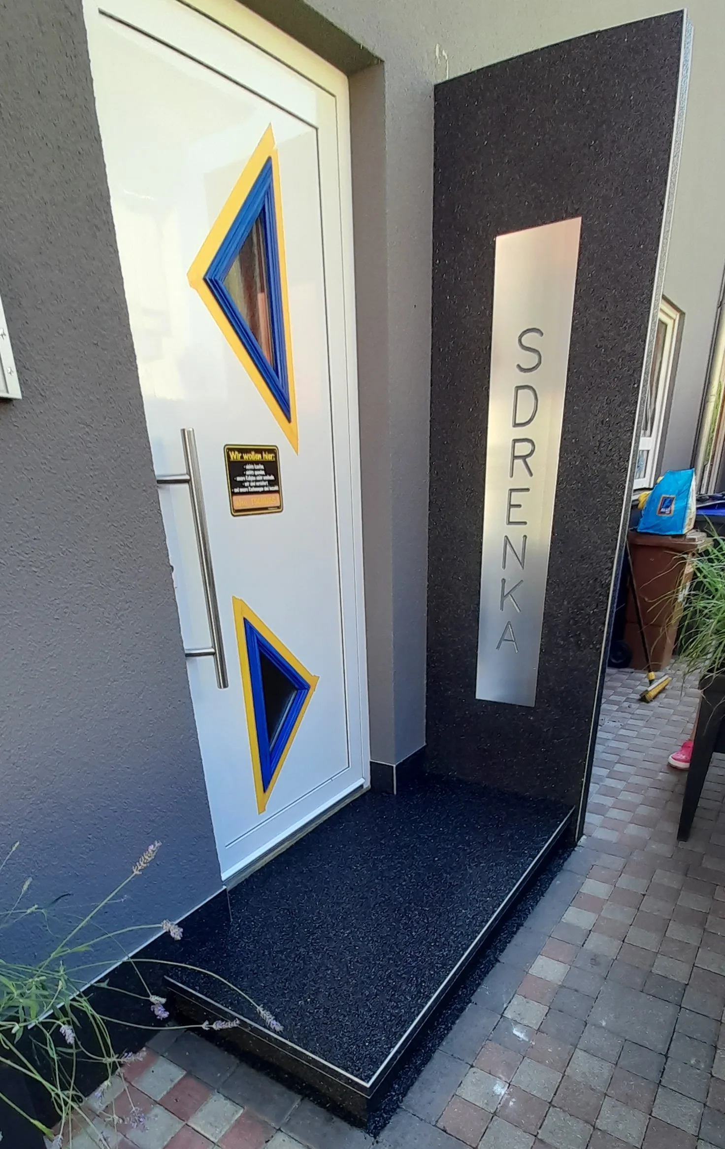 Eingangstreppe – Balkon/Terrasse nach Steinteppich-Sanierung in Nürtingen