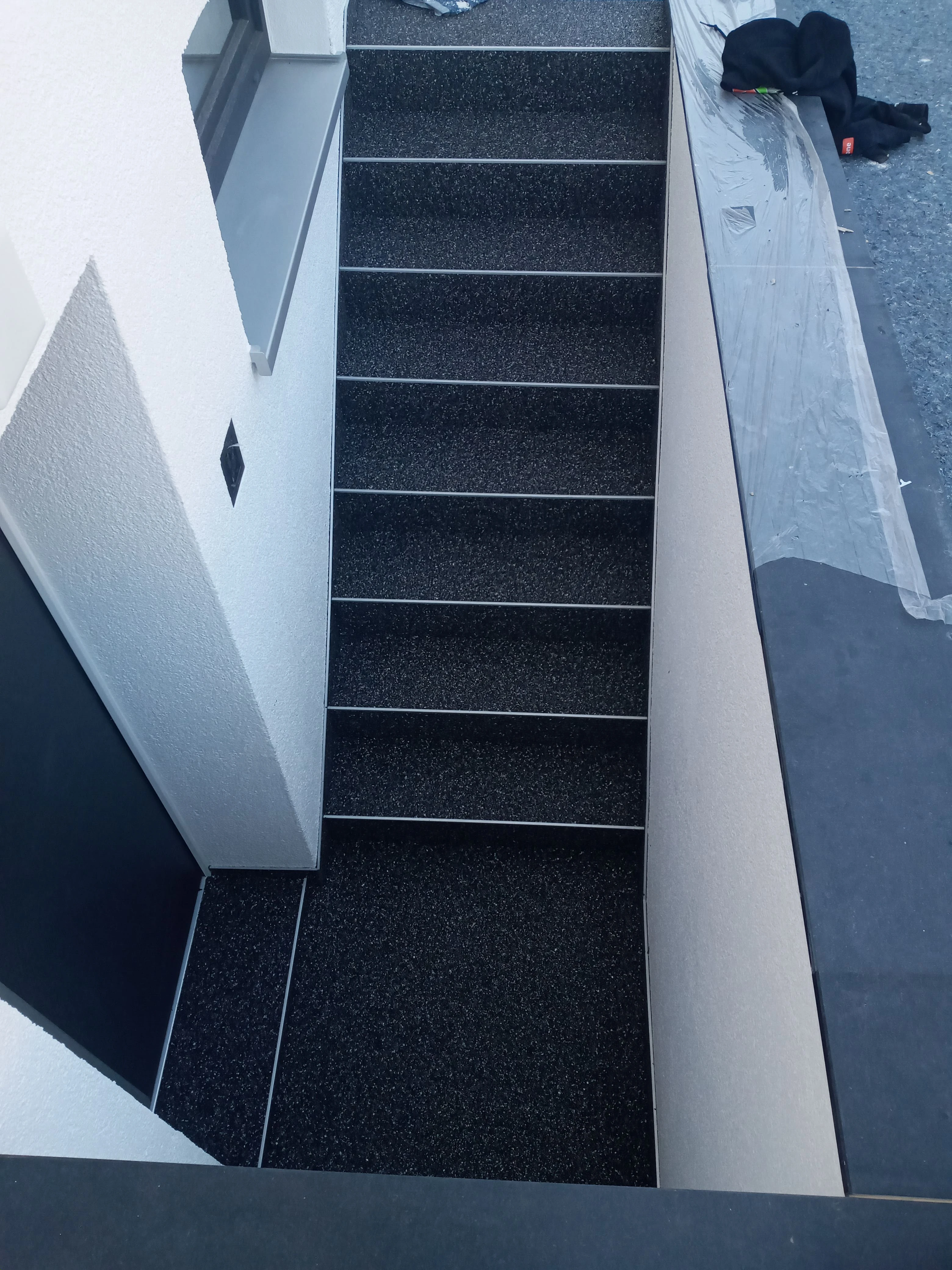 Treppe – Balkon/Terrasse nach Steinteppich-Sanierung in Nürtingen