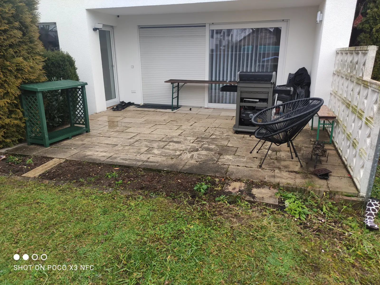 Terrasse – Vorher