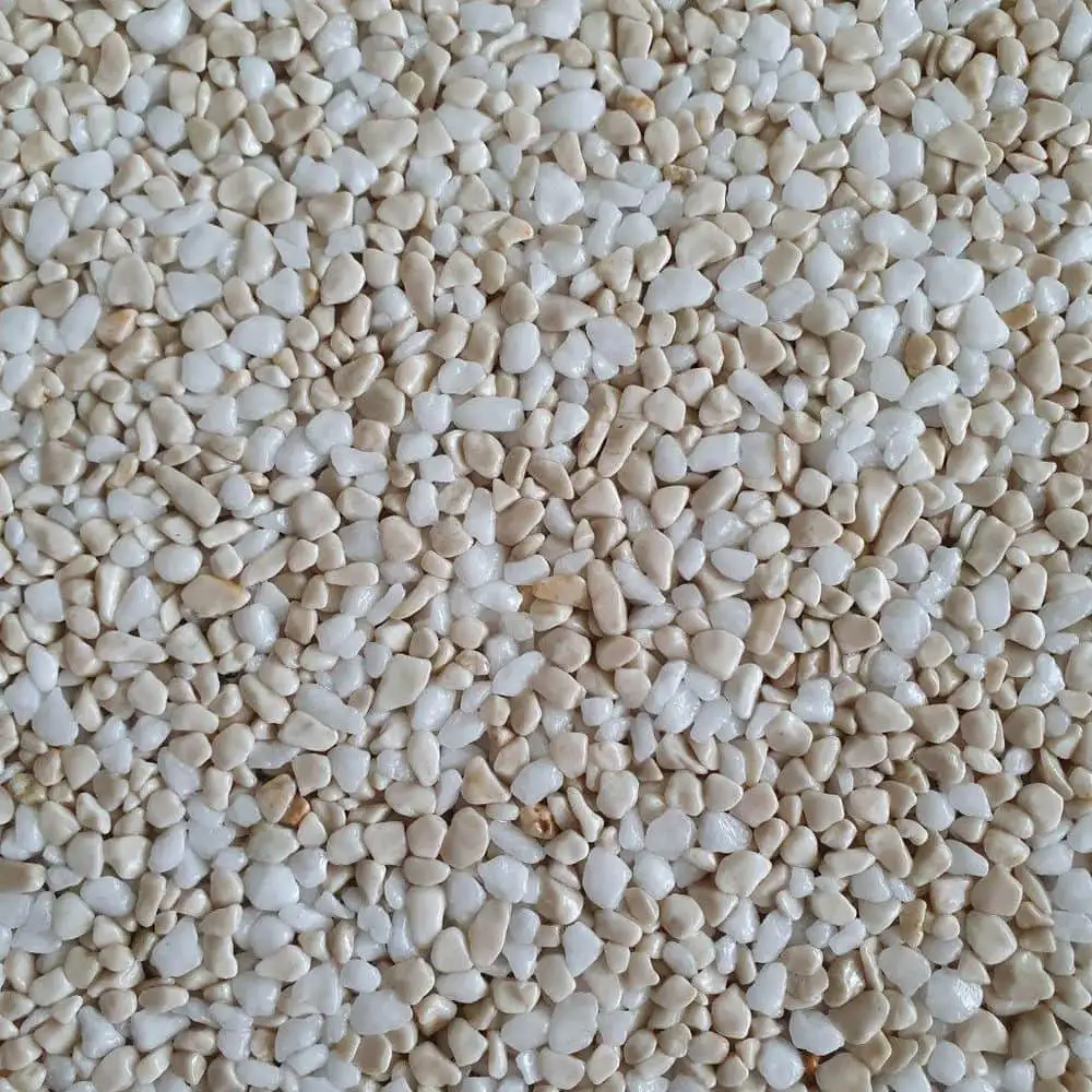 Steinteppich Farbe Coccos – Naturmarmor-Granulat für Balkon und Terrasse in Nürtingen