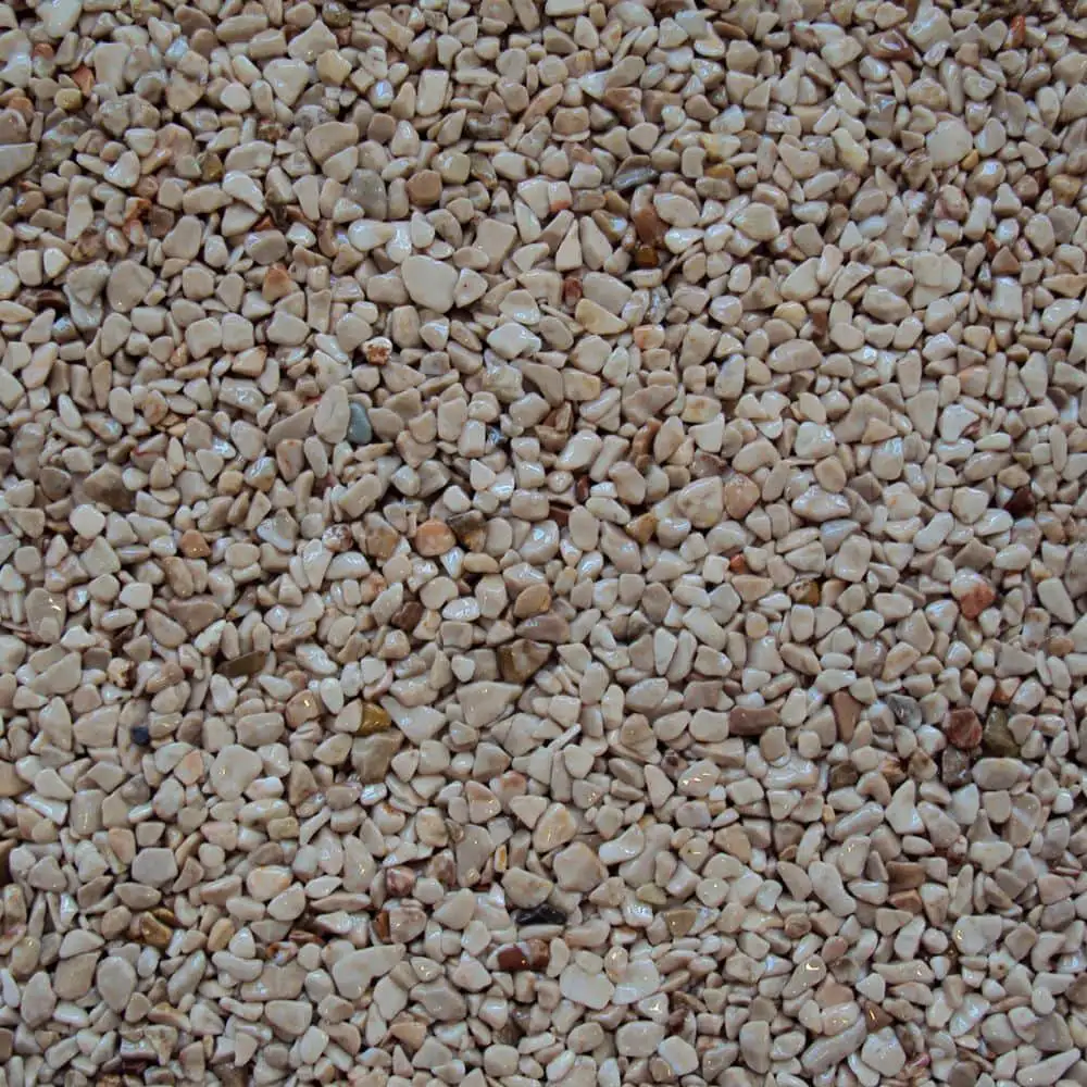 Steinteppich Farbe Dunkelbeige – Naturmarmor-Granulat für Balkon und Terrasse in Nürtingen