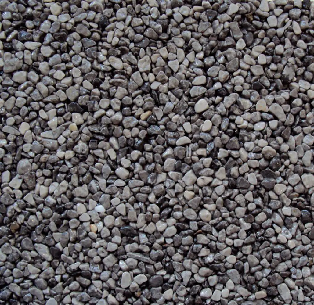 Steinteppich Farbe Grau – Naturmarmor-Granulat für Balkon und Terrasse in Nürtingen
