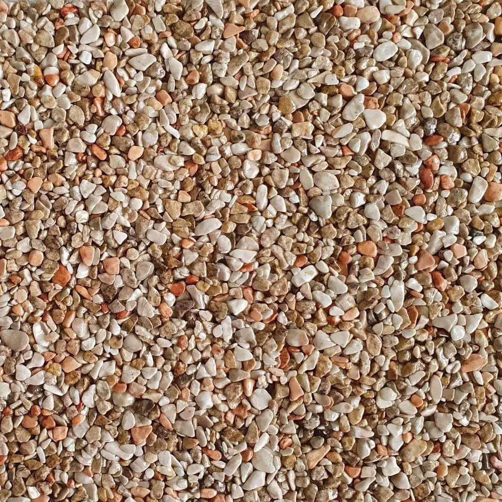 Steinteppich Farbe Lagerfeuer – Naturmarmor-Granulat für Balkon und Terrasse in Nürtingen