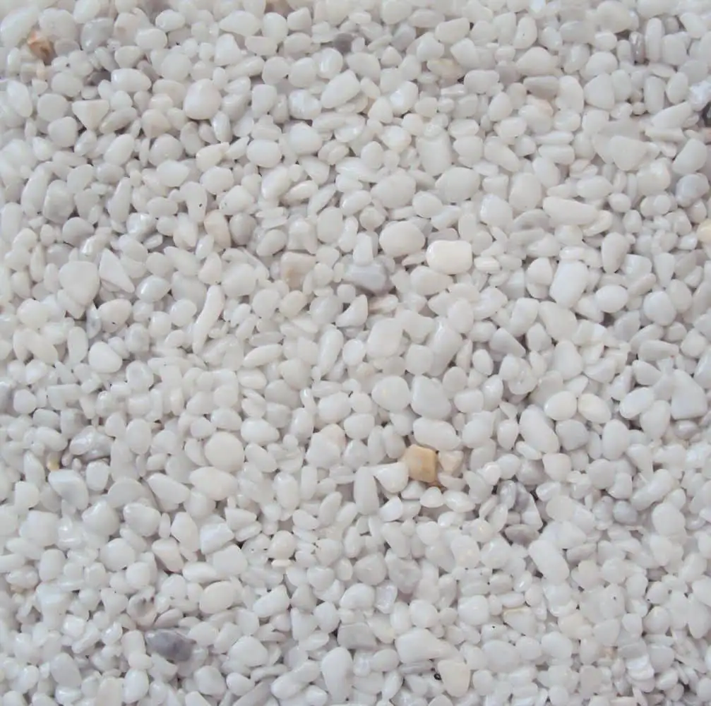 Steinteppich Farbe Weiss – Naturmarmor-Granulat für Balkon und Terrasse in Nürtingen